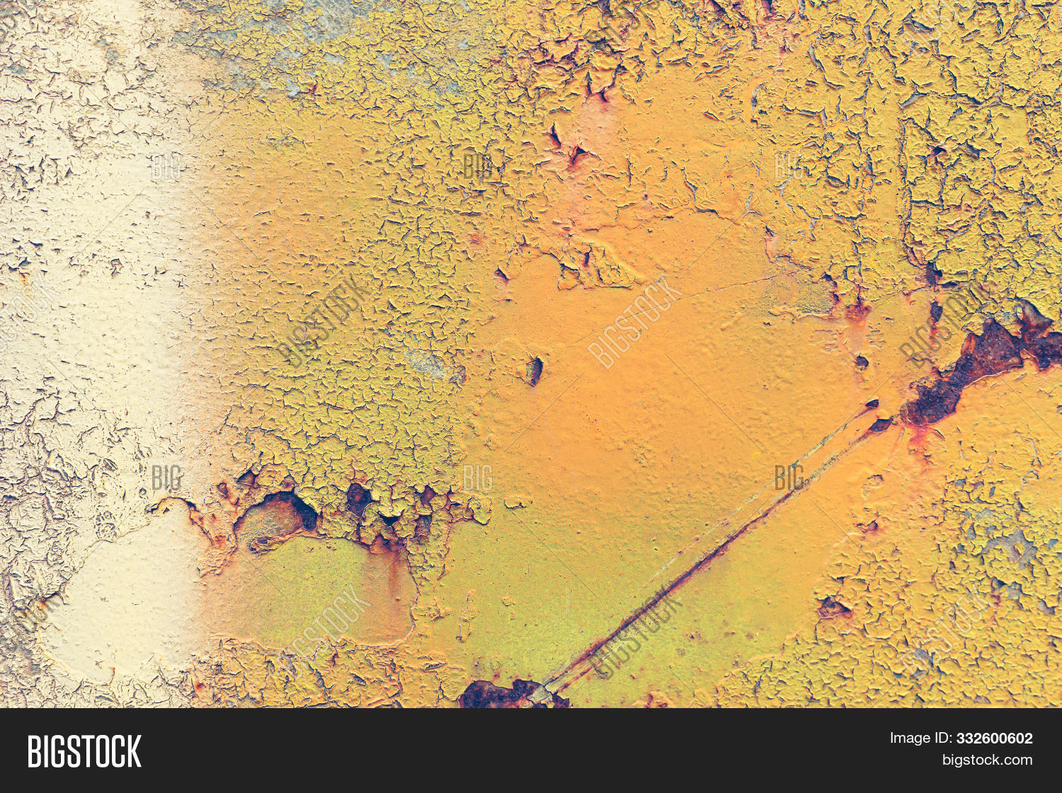 Rusty Yellow Metal Image Photo Free Trial Bigstock