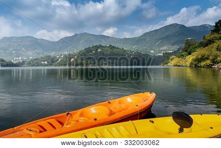 Bhimtal Lake Near Nainital In Uttarakhand India