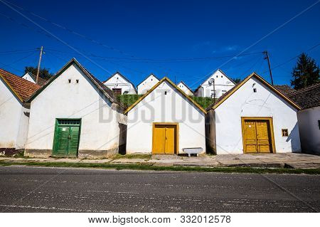 Wine Cellars In Villany, Baranya, Hungary, Europe