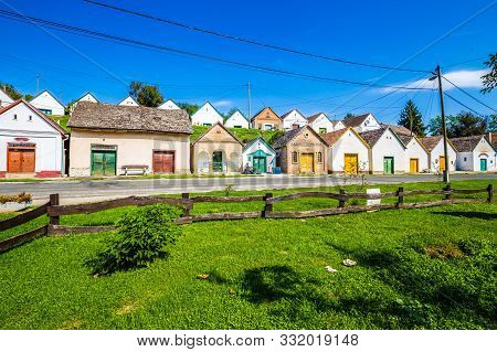 Wine Cellars In Villany, Baranya, Hungary, Europe