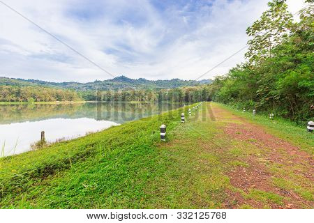 Lanscape At Nature And Ecotourism Study Center, Chet Kod-pong Kon Sao, Thailand.