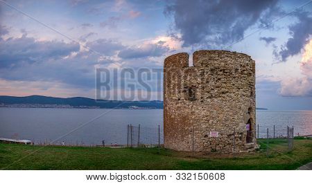 Old Windmill In Nessebar, Bulgaria