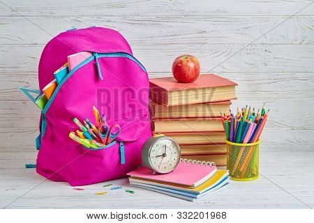 The Briefcas And Other Stuff On A White Background