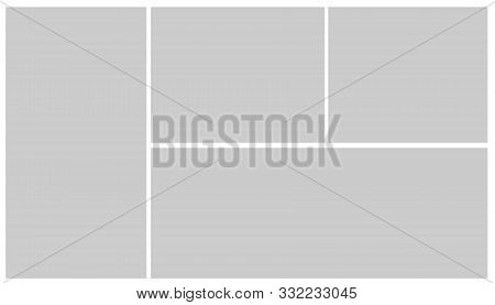 Vector Frames. Board And Branding Presentation. Creative Theme