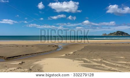 Beautiful Anauru Beach North Of Gisborne Without A Single Person On The Pristine Deserted Beach