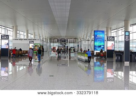 Guangzhou/china - 29 Dec 2018: Terminal 2 Of Guangzhou Baiyun International Airport