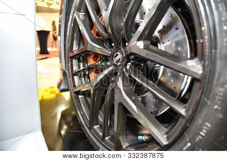 Sofia, Bulgaria - October 11, 2019: Nissan Gtr At Sofia Motor Show