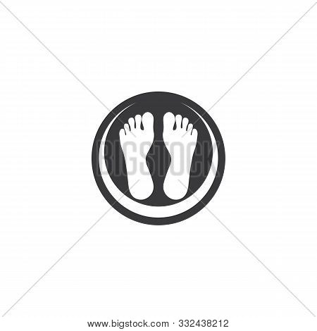 Foot Logo Template Vector