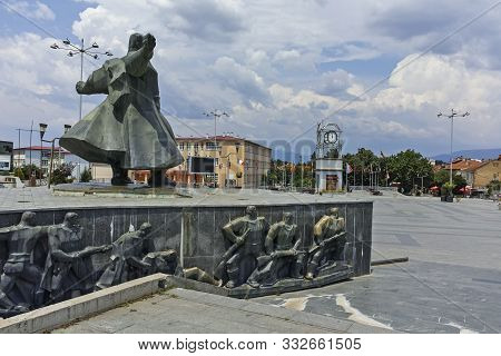 Strumica, North Macedonia - June 21, 2018: Center Of Town Of Strumica, Republic Of North Macedonia