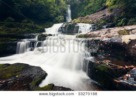 McLean Falls in The Catlins region of New Zealand