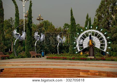 Dushanbe, Tajikistan. 08/07/2019. Central Metropolitan Park  