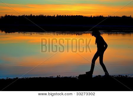 shadow figure