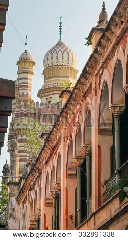 Built In 1768 By The British With Impressive Domed Towers And Red Exterior Arched Walls In The Indo-