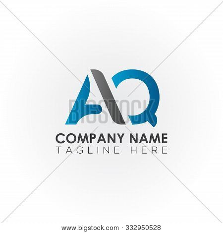 Initial Aq Letter Logo Vector Design. Aq Square Letter Logo Design. Aq Letter Logo. Aq. Aq Logo. Typ