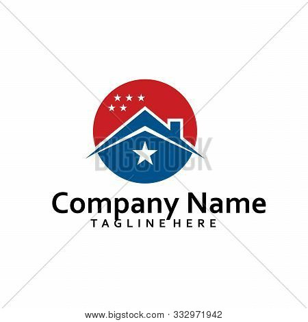 Simple House Line Art Logo Designs Vector, Real Estate Logo Template