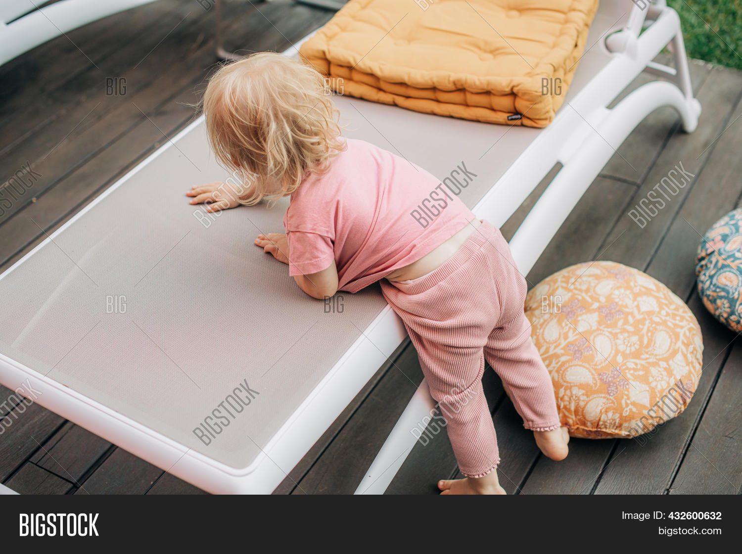 Little Girl Climbing Image & Photo (Free Trial) Bigstock