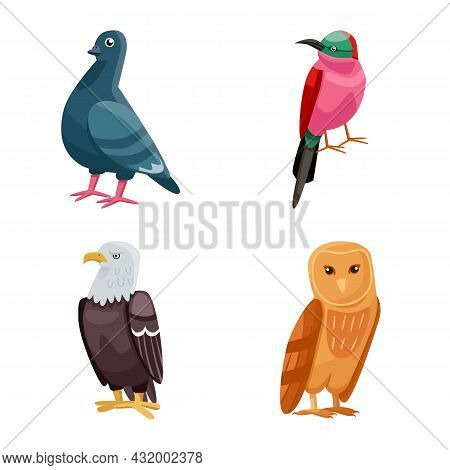 Isolated Object Of Animal And Wild Icon. Collection Of Animal And Nature Vector Icon For Stock.