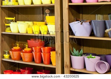 Na loja de flores