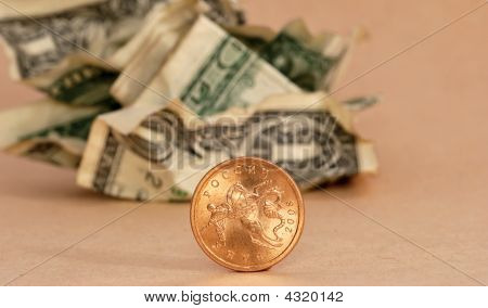 Coin Gold And Crumpl Dlrs Wide