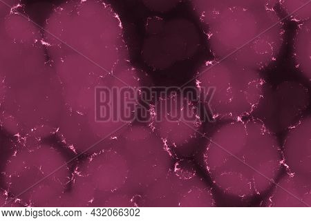 Modern Design Pink Huge Amount Of Organic Unicellulars Computer Graphics Background Texture Illustra