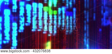 Futuristic Digital Technology Vector Background. Cyber Attack, Ransomware, Malware, Scareware Concep