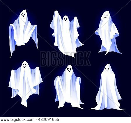 Spirit Or Ghost Icon Set, Fantasy Characters