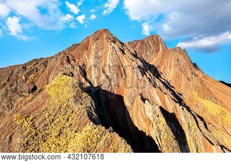 Pallay Punchu Of Apu Takllo, A New Rainbow Mountain Near Cusco In Peru
