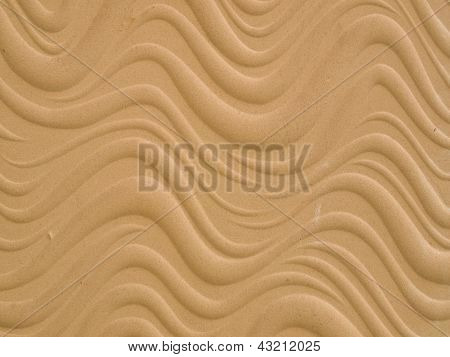 Textur der Welle Pattern WeiÃŸzement Bas Relief Wand
