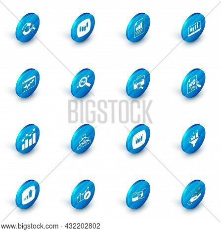 Set Browser With Stocks Market, Document Graph Chart, Stocks Growth Graphs, Graph Infographic, Finan
