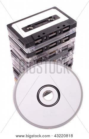 Foto di cassette Audio a CD