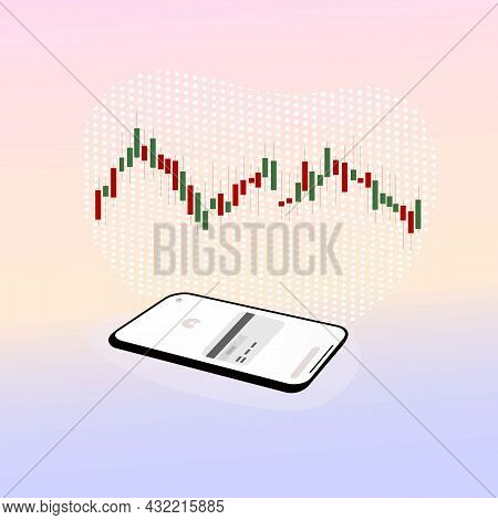 Trade Stocks From A Mobile Phone With A Graphical Chart, Buy And Sell Stocks, Analyze The Stock Mark