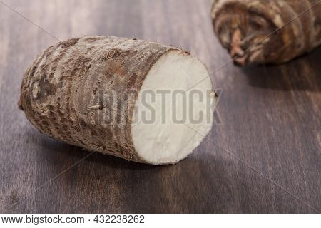 Malanga Edible Tuber - Root Of The Plant Called Colocasia Esculenta