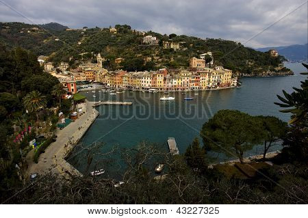Panaoramas v obci Portofino