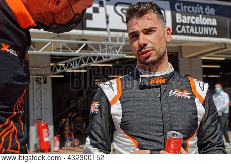 Barcelona, Spain, September 5, 2021 : Motogp Grand Prix Winner Miguel Oliveira In The Pitlane. 24h S
