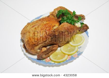 Sloužil pečené kuře
