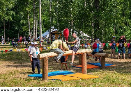 Kazan, Russia, June 26 2021. The Tatar Ethnic Holiday Sabantui, End Of Field Works.