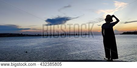 City Tamsui Bali District In Taipei, Taiwan Reflecting In The Tamsui River At Nice Day