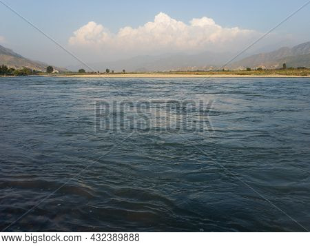 Most Beautiful View Of A River Swat At Shamozai Swat Kpk Pakistan