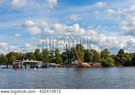 Repair And Construction Of A New Bridge Over The Malaya Nevka River, St. Petersburg, Russia