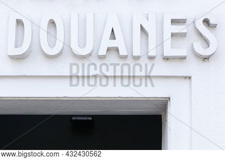 Old Customs Building In Lyon Called Douanes In French Language, France