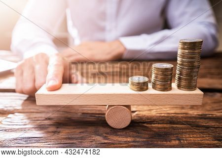 Money Leverage And Economy Balance. Inflation Insurance