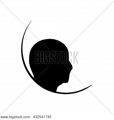 Non Profit Logo, People, Healthy Vector Illustration.