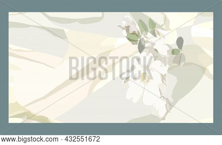 Abstract Flower Design Concept. Abstract Flower Illustration.