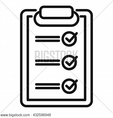 Standard Policy Icon Outline Vector. Quality Compliance. Regulatory Iso