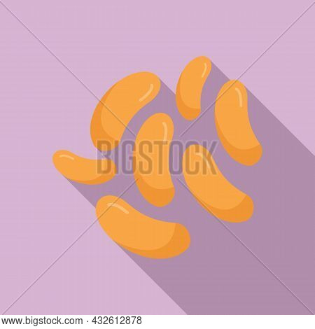 Bulgaricus Probiotic Icon Flat Vector. Good Bifidobacterium. Gut Bacteria