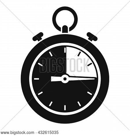 Stopwatch Icon Simple Vector. Stop Clock. Watch Timer