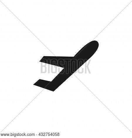 Airplane Icon. Airport And Air Transport Concept. Vector Illustration