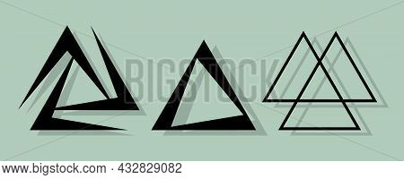 Vector Illustration Set Of A Geometric Symbols