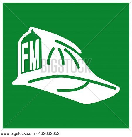 Fire Marshal Symbol Sign ,vector Illustration, Isolate On White Background Label .eps10
