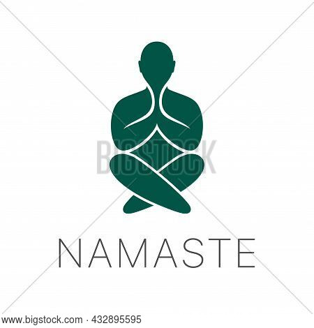 Abstract Minimalistic Logo For A Yoga Studio.